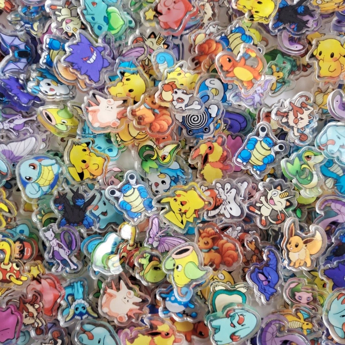 Phone Accessories Types - 50 SZTUK 3 Rodzaje Pocket Monsters