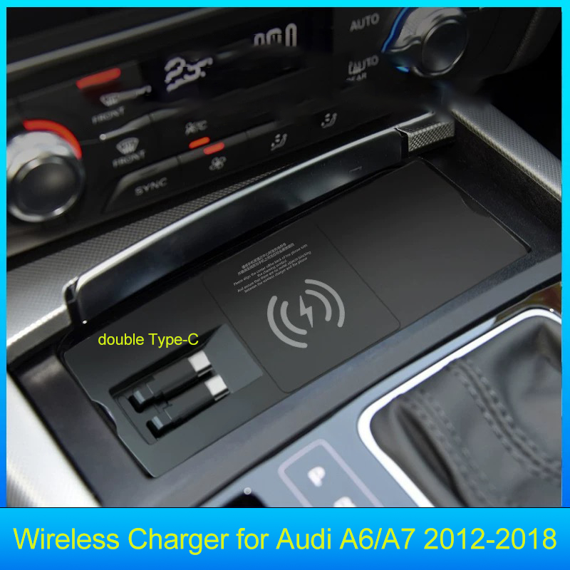Phone Accessories Types - Bezprzewodowa ładowarka do Audi A6L A7