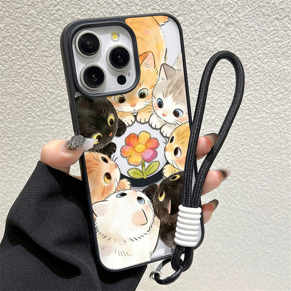 Czarne etui na telefon z kwiat – Magnetic Phone Case recenzja i cena