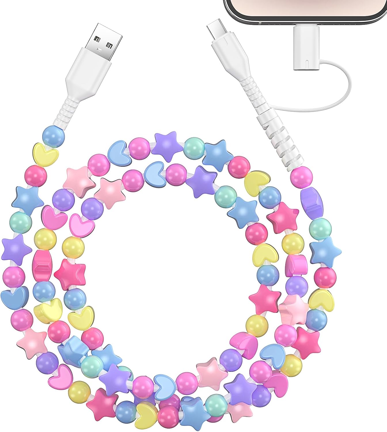 Kabel do ładowania z koralikam – Fast Charging Cable recenzja i cena