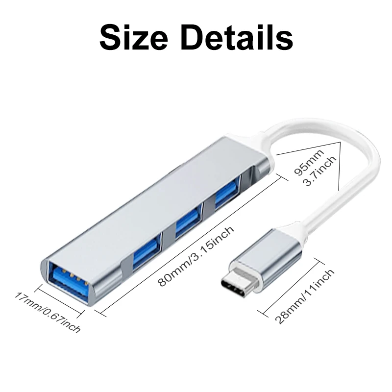 Adapter USB 3.0 4 w 1, rozdzie – Phone Accessories Distributor recenzja i cena
